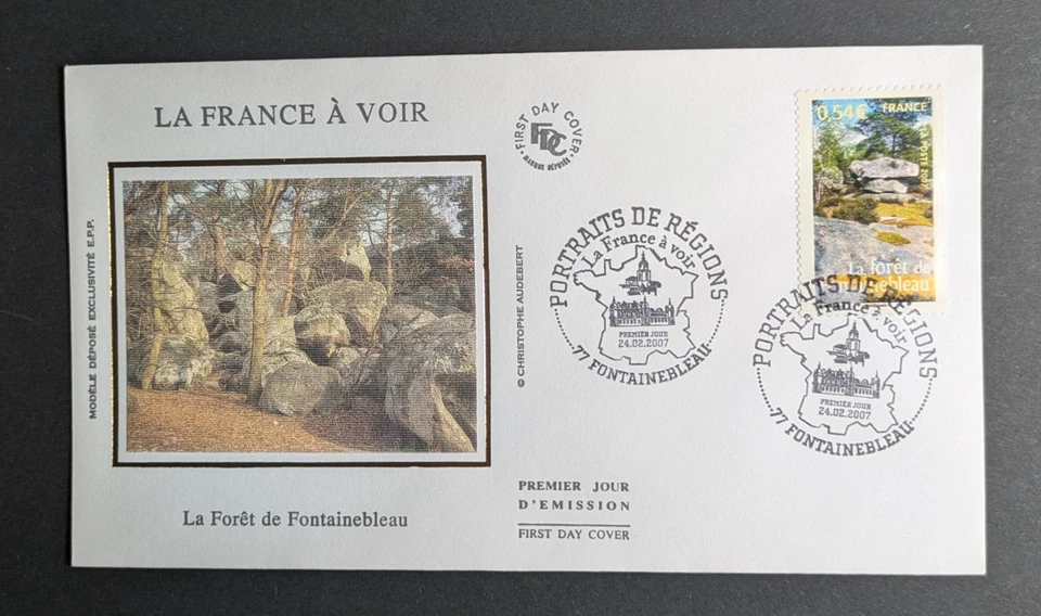 France 2007 FDC 1St Day Stamp 4016 Regions Forest Fontainebleau - Image 1 of 1