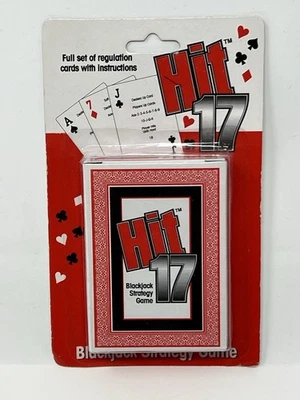 Hit 17 Blackjack Strategy Game Ken Touroo Vintage 1992 by Megatoys New Sealed - Image 1 of 2
