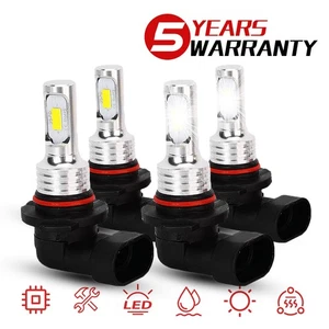 For GMC Savana 1500 2500 3500 1997-2019 LED Headlights Kit High Low 6000K Bulbs - Picture 1 of 11