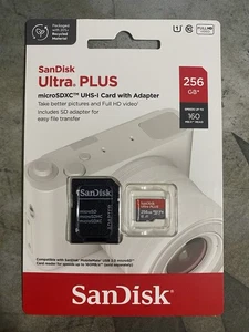 SanDisk Ultra Plus 256GB MicroSDXC UHS-I Card with Adapter - Picture 1 of 1
