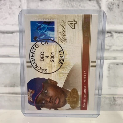 2001-02 Fleer Force 篮球新秀邮戳 Samuel Dalembt /999 RC #126 — 第 1/2 张图片