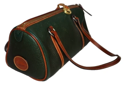 BOLSO DE CUERO DOONEY & BOURKE PARA TODO CLIMA BOLSO DE LONA PARA PASAR LA NOCHE DE COLECCIÓN RARO Foto 1 de 4