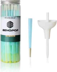 Pre Rolled Cones | Classic King Size Cones |100 Pack（4.2Inches/108Mm）| Pre - Picture 1 of 6