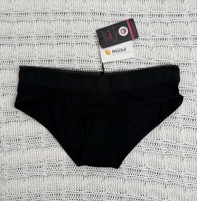 Bragas de tela modal negras diésel vintage para mujer talla L/M Foto 1 de 4