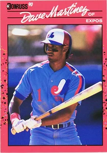 1990 - Donruss --- Dave Martinez -- Card # 452 --- Montreal Expos - Picture 1 of 2