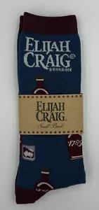 Elijah Craig Bourbon Small Batch Novelty Dress Socks Brand New Cocktail - Picture 1 of 4
