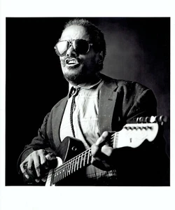 1990 Pressefoto Gitarrist Snooks Eaglin posiert für Werbung Portrait - Bild 1 von 2