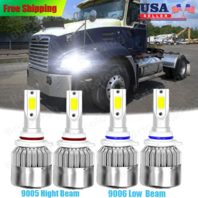 Faro haz alto/bajo LED 9005+9006 para camión MACK Vision CX CXN 1998-2015 4 PIEZAS Foto 1 de 4