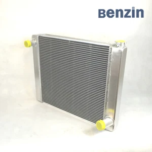 Chevy GM New Universal Aluminum Racing Radiator 2 Row Single Pass 24" x19" x3"  - Picture 1 of 6