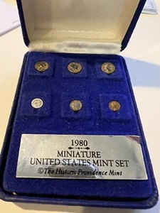 Rare 1980 Miniature United States Mint Set - Historic Providence Mint - Picture 1 of 4