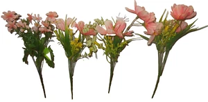 Cosmos Pick 4 Pc Artificial Flowers - Picture 1 of 1