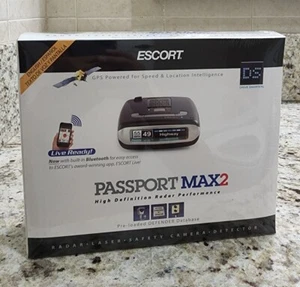 Escort Passport Max2 Max 2 II HD Radar Laser Detektor Bluetooth GPS - versiegelt NEU - Bild 1 von 6