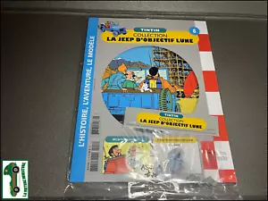 Modello di auto in miniatura Tintin Jeep obiettivo luna ascia da 8 a 1/8 - Foto 1 di 3