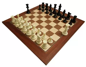 CAMBOR PRO TOURNAMENT CHESS SET SPANISH WOOD BOARD - Picture 1 of 7
