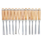 Tooltreaux Woodcarving Chisel Set Professional Craft And Hobby Tools - 12 Pieces