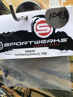 Sportwerks SWK8208 Carburetor Retaining Screws {2pc} 18SB NewInPack USA Ship - Image 1 of 4