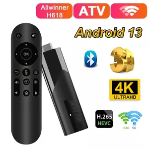 TV Stick for Android 13 Smart TV Box Streaming Media Player Streaming Stick 4K - Picture 1 of 24