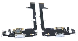 Ricambio per iPhone 11 Pro Max presa di ricarica Flex USB connettore dock chip IC bianco - Foto 1 di 5