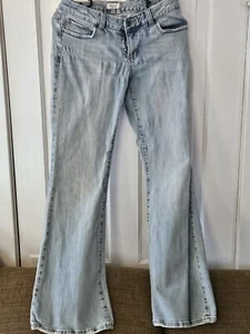 Tilt Girls Jeans Size 5 Regular Blue Flare With Zip - Picture 1 of 8