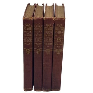 Little Master Pieces of Fiction 1902 Doubleday 4 Volumes 1 5 6 7 - Picture 1 of 7