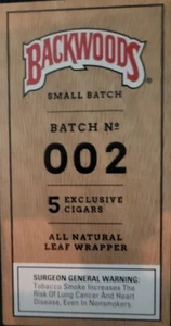 Backwoods Small Batch No. 002 Rare LMTD EDITION Collectible(EMPTY BOX & Packing) - Picture 1 of 3