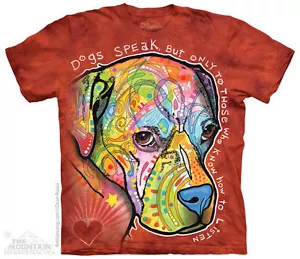 NUEVA CAMISETA RUSA DE PERROS HABLAN PERO SOLO PARA AQUELLOS QUE ESCUCHAN PIT BULL - Imagen 1 de 1
