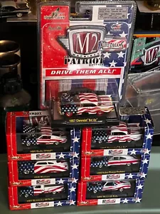 M2 Machines The Patriot Release the 7 car set with 1957 CHEV BEL AIR chase - Picture 1 of 6