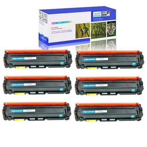 6PK CF411A 477A Cyan Toner Compatiblewith HP LaserJet M452nw MFP M477fdw M477fnw - Photo 1/24