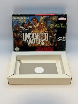 Uncharted Waters (Super Nintendo, SNES) - Authentic (Box only) - Image 1 of 4