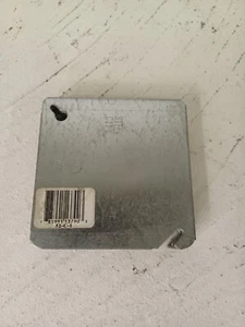 Steel City Square Box Cover Pre-Galvanized Steel Flat and Blank 4" 52C1 10ea - Picture 1 of 4