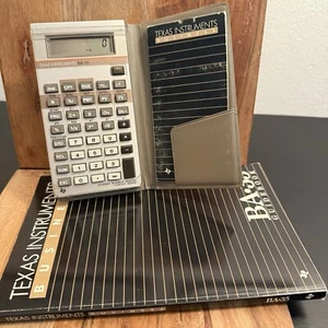 Texas Instruments TI BA-35 Business Analyst Calculator w/ Manual  & quick ref - Picture 1 of 6