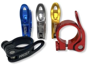 AEST Aluminium Fahrrad Sitzstütze Sattelklemme mit Schnellspannhebel 31,8 mm/34,9 mm - Bild 1 von 44