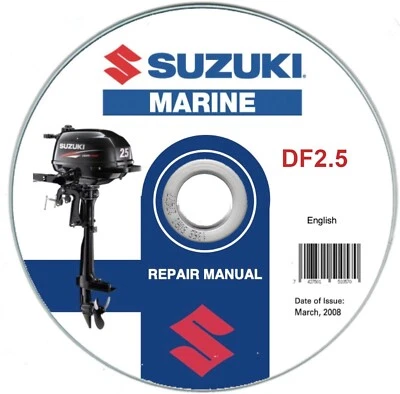 Suzuki DF2.5 - 4 stroke manuale officina fuoribordo - Immagine 1 di 4
