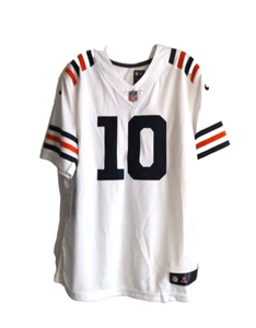 Herren Nike Trikot XL Dri Fit 10 Trubisky Neu mit Etikett Weiß mit Orange Blau NFL - Bild 1 von 11