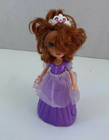Disney Sofia the First Doll Bowing Purple Dress 2012 Mattel 5 Inches Cover
