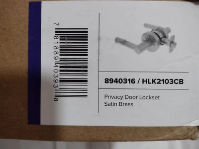 Juego de cerraduras de palanca de puerta de privacidad de varilla redonda CB Premier/Ferguson 8940316/HLK2103 Foto 1 de 4