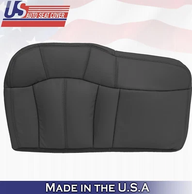 Cubierta inferior de cuero grafito para conductor de banco trasero Chevy Silverado 1999-2002 Foto 1 de 4
