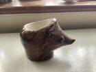 QUAIL POTTERY HEDGEHOG EGGCUP RETIRED PRODUCED 2011
