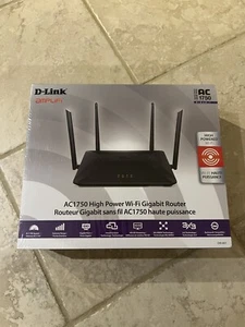 D-Link AC1750 WiFi Wireless Router Smart Dual Band MU-MIMO DIR-867 - Picture 1 of 11