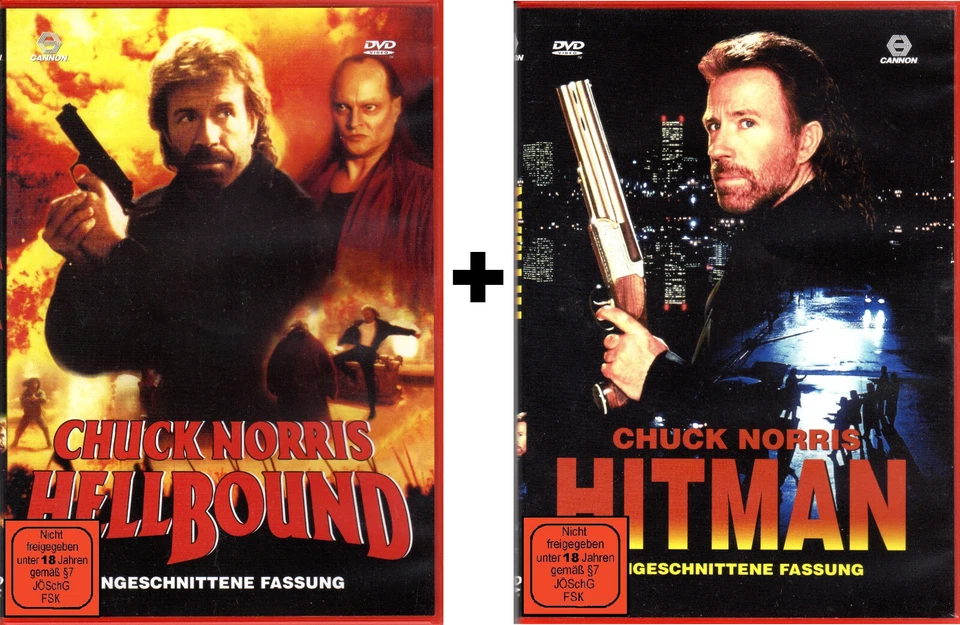 Chuck Norris Double Bundle , Hellbound + Hitman , 100% uncut , new & sealed - Image 1 of 1