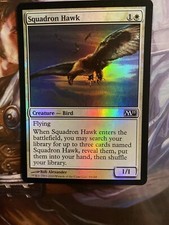 1X FOIL Squadron Hawk MTG Magic CORESET 2011 M11 33/225