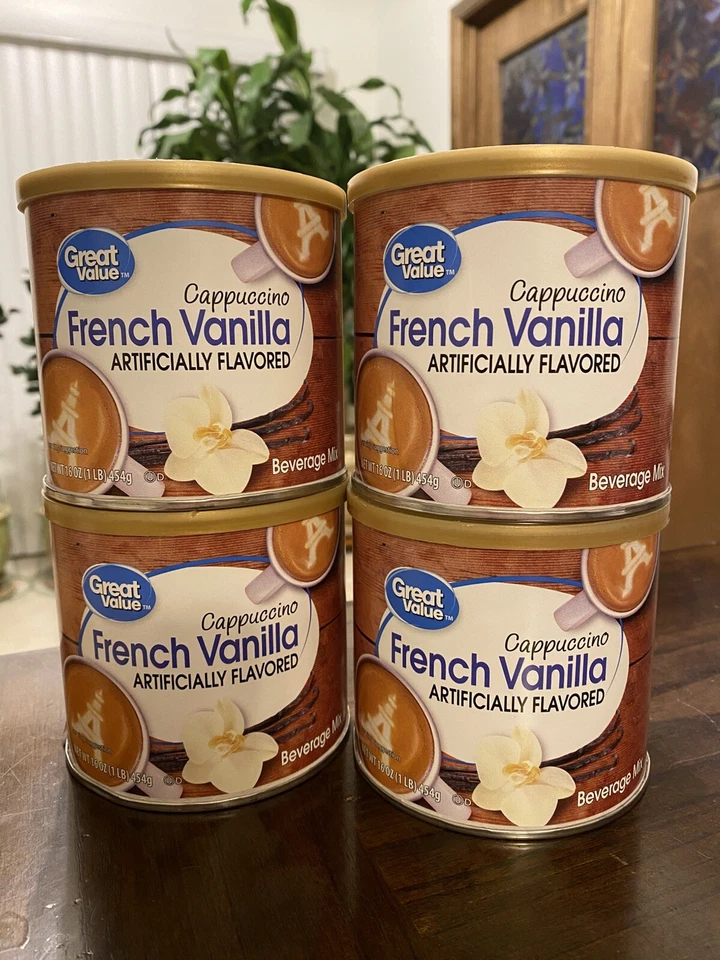 Great Value French Vanilla Cappuccino Beverage Mix 16 Oz