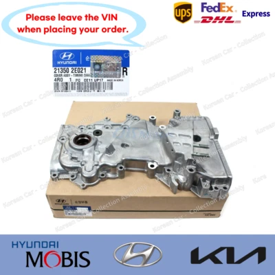 Cubierta de cadena de distribución genuina 213502E021 para Hyundai Elantra Kia Soul 2011-2014 Foto 1 de 3