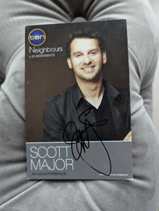 Neighbours Ramsay Street Fan Card SCOTT MAJOR AS LUCAS FITZGERALD Neighbors - Picture 1 of 1