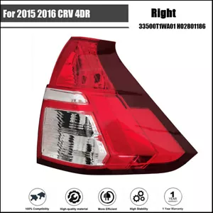 Tail Light Assembly Set For 2015 2016 CRV 4DR Passenger RH Rear Side Halogen - Picture 1 of 12