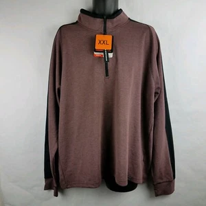 Hawke & Co Mens Performence Sportswear Quarter Zip Size 2XL NWT  - Picture 1 of 5