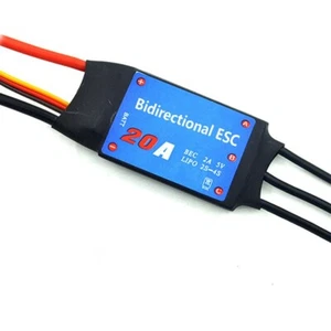 Smooth And Fast Reverse Response 30A/40A/50A Bidirectional Brushless ESC - Picture 1 of 15