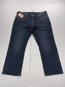NWT Buffalo Men's 40x30 David Bitton Denim Jeans Driven Relaxed Straight Stretch - Picture 1 of 20