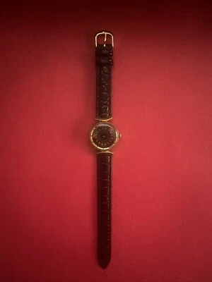 Ernest Borel Ladies Kaliediscope Wristwatch Gold Tone 17 Jewels In Original Box - Image 1 of 4