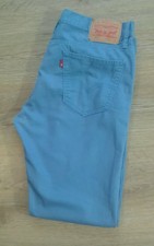 Men's Levi’s 511 Baby Blue W34 L32 Stretch Summer Holiday 34 x 32